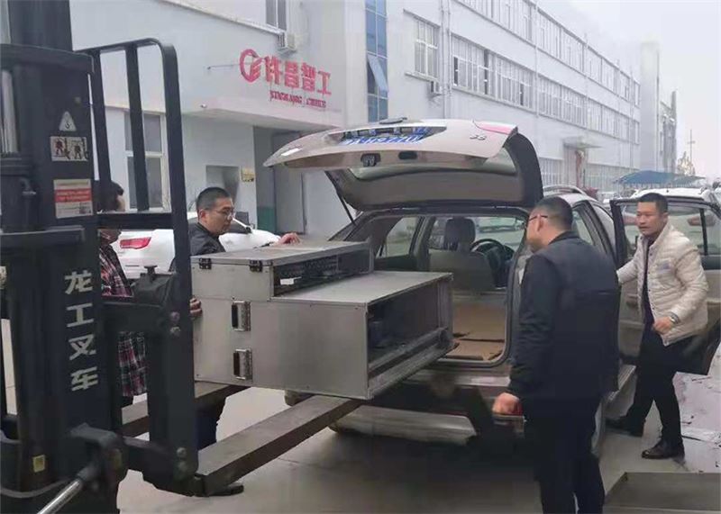 河南王總來許昌智工試機湯圓制陷機效果滿意現(xiàn)場拉走！